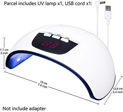 FUNSHOWCASE UV Resin Jewelry Making Supplies 158-kit 54W LED UV Lamp, Clear Ultraviolet Resin Hard Type, Fluorescent Dye, Liquid Ballpoint Pen, Holographic Chunky Glitter, Charms, Open Bezel - Image 4