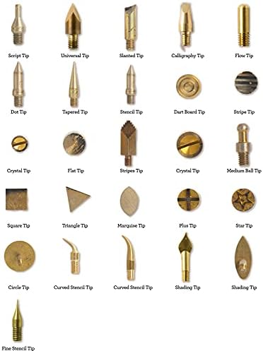 Wood Burning Kit, Set of 26 Art Supplies for Wood Burning Tool Kit, DIY Arts and Crafts, Wood Burning Kit for Adults, Great for Pattern Making, Shading and Texture, By Plaid Enterprises, 11879 - Image 4