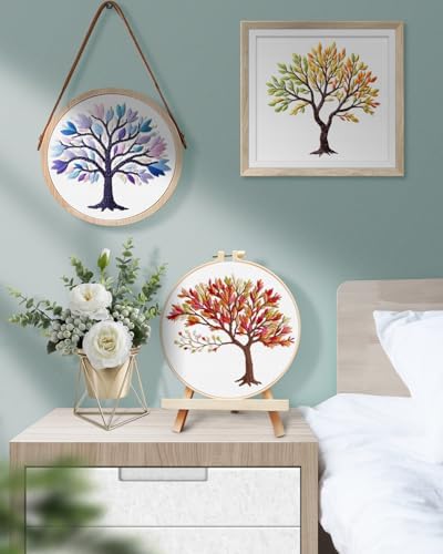 TINDTOP Embroidery Kit for Adult, 3 Pack Embroidery DIY Starter Kit - Image 6