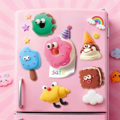 Air Dry Clay Kit for Kids - 6 Boxes Fridge Magnets Craft Set - Image 6