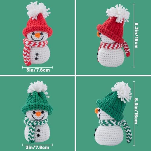 EOKPHULL Crochet Kit for Beginners, Easy DIY Crochet & Knitting Kit for Adults with Step-by-Step Video Tutorials, Yarns, Stuffing, Crochet Hook and Accessories, Crochet Craft Set - Image 4