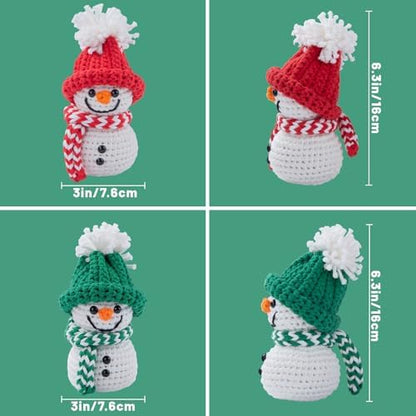 EOKPHULL Crochet Kit for Beginners, Easy DIY Crochet & Knitting Kit for Adults with Step-by-Step Video Tutorials, Yarns, Stuffing, Crochet Hook and Accessories, Crochet Craft Set - Image 4