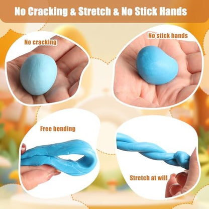 CiaraQ 70-Color Polymer Clay Oven Bake Modeling Kit - Image 4