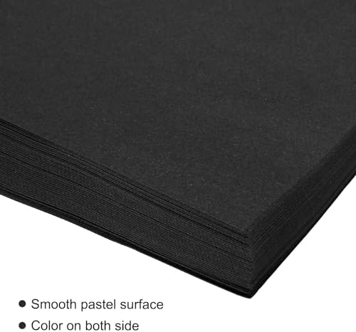 MECCANIXITY 100 Sheet Origami Paper Double Sided Black 11.7 x 8.3 Inch Square Sheet for Art Craft Project, Beginners, Gifts Decor - Image 4