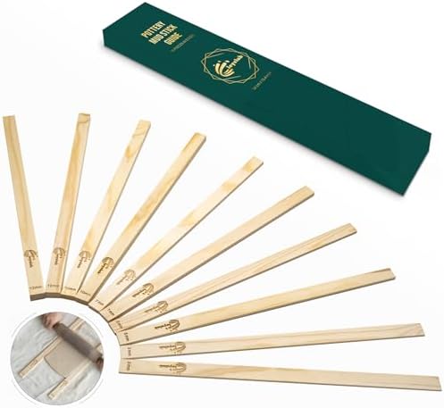 Leyclub Pottery Rolling pin Guides, 5-Size for Precise Clay Thickness by Unknown