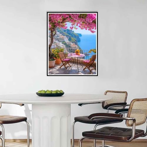 Yunruily Paint by Numbers Adults Landscape-Paint by Numbers Kits for Adults,Paint by Numbers for Adult Canvas for Gifts Home Wall Decor(16x20inch) - Image 2