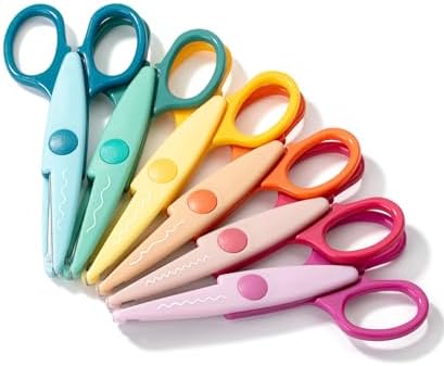 Mr. Pen- Craft Scissors Decorative Edge, 6 Pack, Sunny Meadows by MrPen