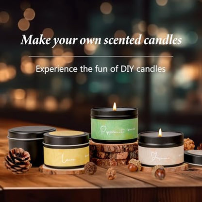 SAEUYVB Candle Making Kit, Candle Making Kit for Adults - DIY Starter Soy Candle Making Supplies-Including Soy Wax,Electric Stove,Melting Pot,Candle Wicks,Rich Scents,Stickers,Etc - Image 4