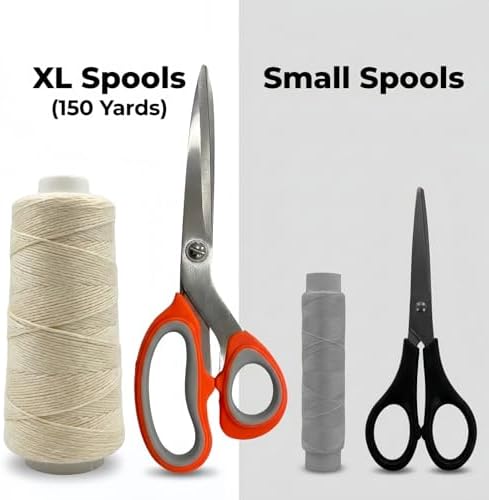 Forypretty Sewing Kit for Adults, 228 PCS Needle and Thread Kit with Tailor Scissors and Accessories, 43 XL Thread Spools, Travel Sewing Kit for Beginners, PU Leather, Gift for Mom Grandma - Image 3