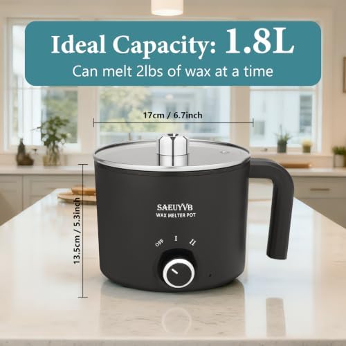 SAEUYVB Candle Making Kit with 1.8L Wax Melter Pot - Image 3