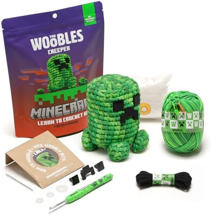 The Woobles Minecraft Crochet Kit for Beginners (Creeper) by TheWoobles