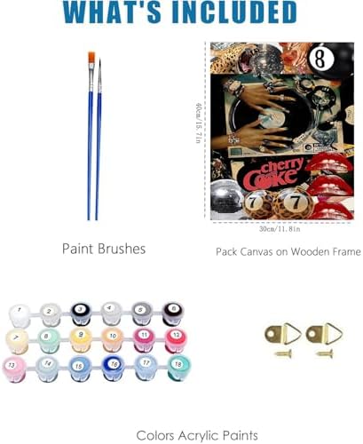 WUDWL Coquette Paint by Numbers Kit for Adults, Color By Numbers for Adults - Image 4