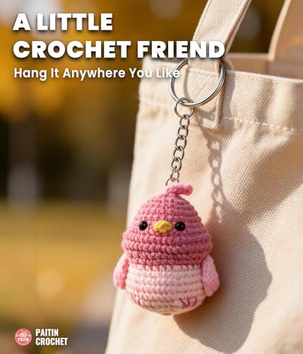 PAITIN Crochet Starter Kit – Easy DIY Craft Set for Adult Beginners, Handmade Yarn Art Project with Video Guidance (Parrot) - Image 5