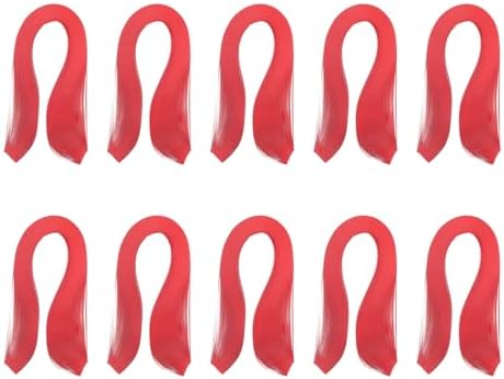 PATIKIL 1200pcs Quilling Strips Paper 1/8"(3mm) 39cm Origami Paper Quilling Strip for Art DIY Hand Craft Christmas, Red by PATIKIL