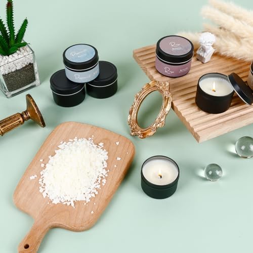 SAEUYVB Candle Making Kit with Wax Melter, Candle Making Kit for Adults - DIY Starter Soy Candle Making Kit/Supplies-Perfect as Home Decoration (Pack of 2) - Image 4