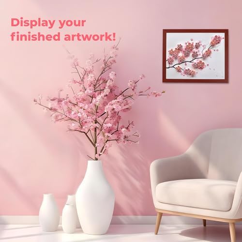 MY CREATIVE CAMP Beginner's Quilling Kit + Cherry Blossom Quilling Kit Bundle - Image 7