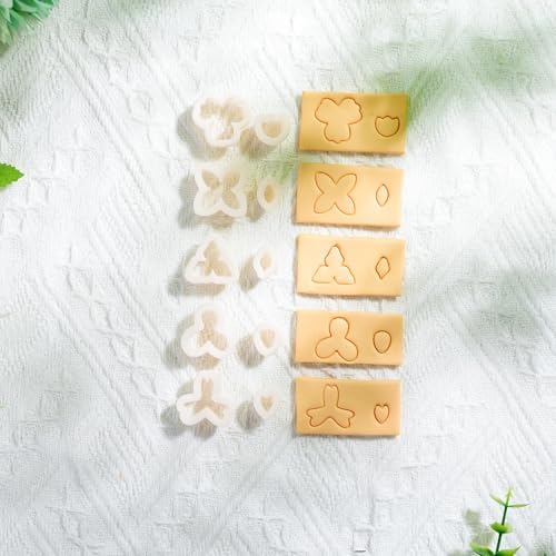 Flower Polymer Clay Cutters, Clay Earring Cutters Mini Floral Clay Cutters - Image 3