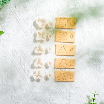 Flower Polymer Clay Cutters, Clay Earring Cutters Mini Floral Clay Cutters - Image 3