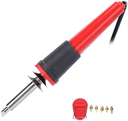 Soldering Iron Kit Wood Burning Tool, Piece Wood Burning Pen Set, Electric Soldering Iron Set Wood Burning Pen Engraving Carving Pyrography Tool 40W for DIY Enthusiasts(AC110V-US Plug) by Kuuleyn