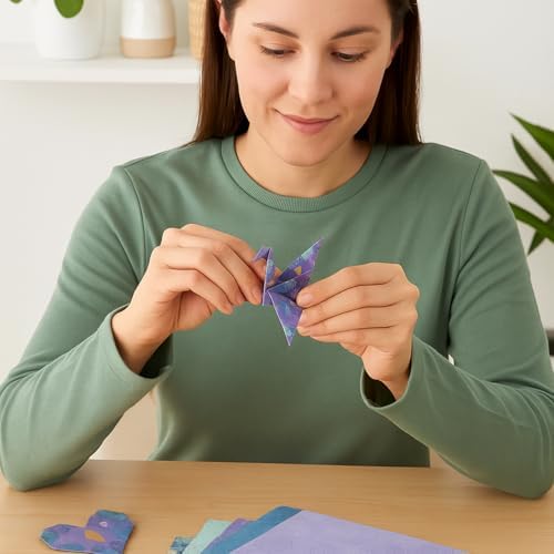 LEISURE ARTS Origami Kit, 60 Folding Sheets, 20 Designs, 61 Piece - Image 3