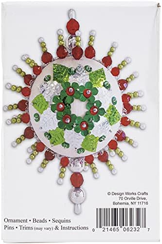Holiday Wreath Beadcraft Ornament Kit by Design+Works+Crafts