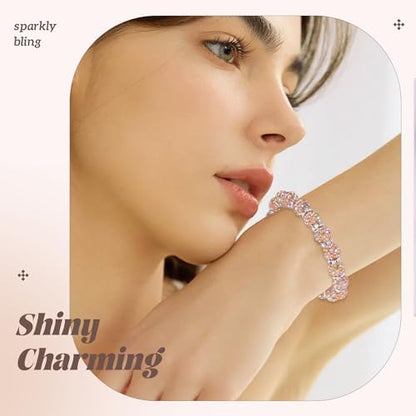 160pcs 10mm Rhinestone Beads for Jewelry Making, Light Peach AB Shiny Round Disco Beads Bulk, Sparkle Crystal Clay Christmas for Bracelet Baseball Necklace Earring Crafting and DIY - Image 3