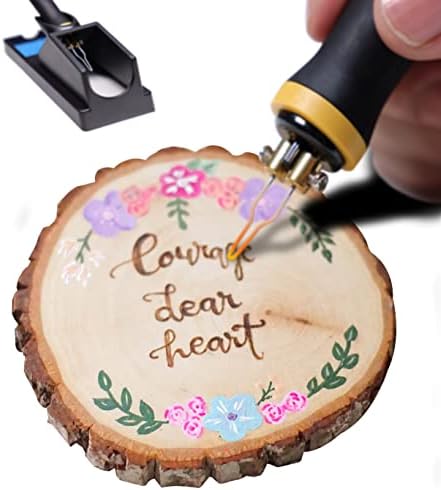 HimaPro Dual Pen Wood Burning Kit, Wood Burner Tool Kit, Wood Burning Station Kit, Pyrography Kit; 60W 100/120V with Adjustable Temperature 0~720°C; A Perfect Wood Burning Kit for Adults - Image 4