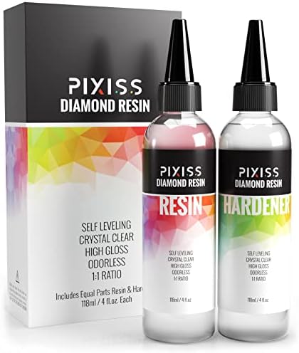 Pixiss Epoxy Resin for Molding and Casting (Crystal Clear, 8 oz) by PIXISS