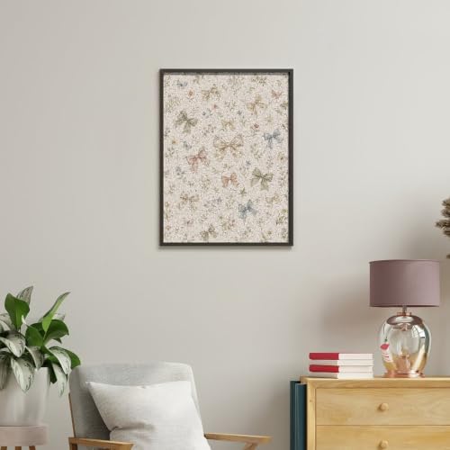 Paint by Numbers Kit for Adults Beginner Art Decor Vintage Bow Floral - Image 4