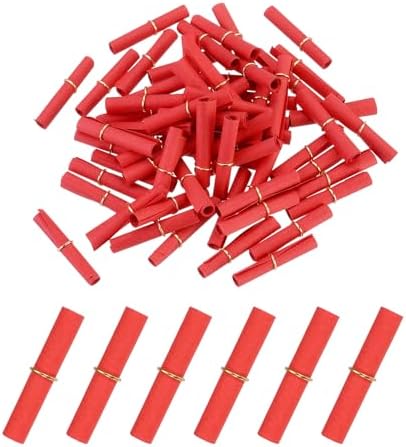 MECCANIXITY 80Pcs Message Paper Scrolls 3x6cm Lucky Wishing Red by MECCANIXITY