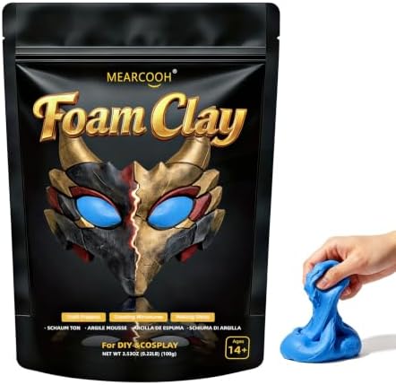 MEARCOOH Modeling air Dry Foam Clay Blue Cosplay Magic Clay 100g (3.53oz) by MEARCOOH