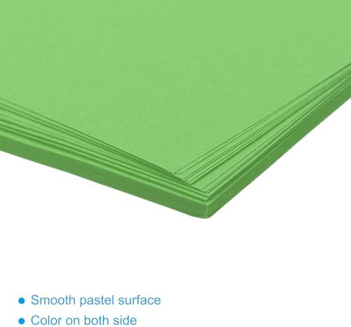 MECCANIXITY 50 Sheet Origami Paper Double Sided Green 2.5x2.5 Inch Square Sheet for Art Craft Project, Beginners, Gift Decoration - Image 4