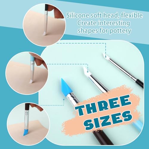Silicone Sculpting Tools, Pottery Tools, Clay Tools, Clay Sculpting Tools - Image 5