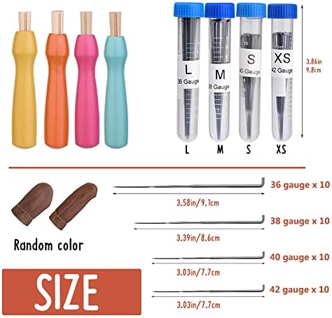 Wonvoc 40 PCS Felting Needles Set, 36/38/40/42 Gauge Felting Needles - Image 2