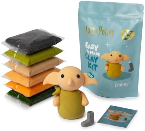 Dobby Clay Kit – Air Dry Foam Clay Craft for Adults & Teens by Claymoo