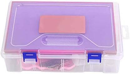 Quilling Tool Set, Paper Quilling Craft Kit, Complete 15pcs with Quilling Board, Template, Pen, Needle for DIY Art Projects. Perfect for Beginners, Artists and Adults. by DIRBAK