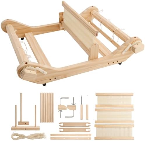 WILLOWDALE 12 Inches Rigid Heddle Loom,Loom Kit with Shed Stick for Adults - Image 2