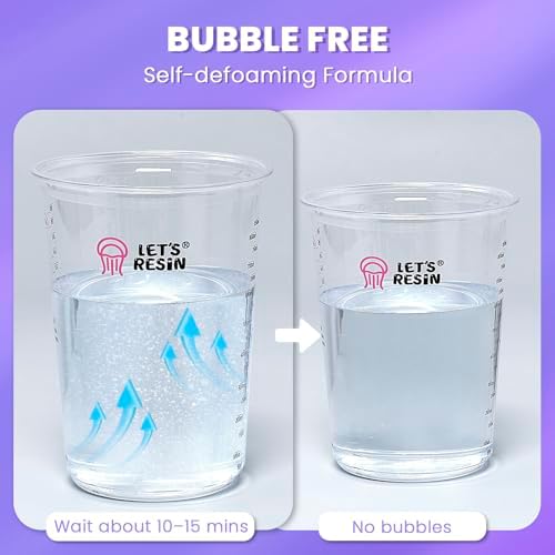 LET'S RESIN 34oz Crystal Clear Epoxy Resin, Casting Resin for Beginners - Image 3