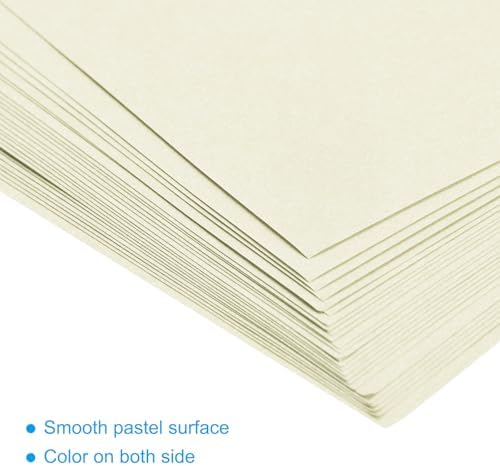 MECCANIXITY 100 Sheet Origami Paper Double Sided Cream White 5.5 x 5.5 Inch Square Sheet for Art Craft Project, Beginners, Gifts Decor - Image 4
