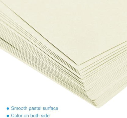 MECCANIXITY 100 Sheet Origami Paper Double Sided Cream White 5.5 x 5.5 Inch Square Sheet for Art Craft Project, Beginners, Gifts Decor - Image 4