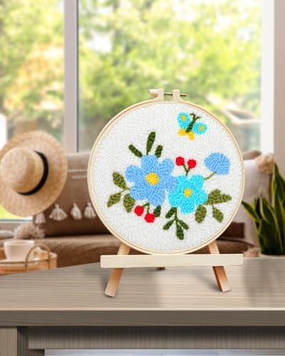 TINDTOP Punch Needle Embroidery Kits, Flowers Punch Needle Kits for Adults - Image 5