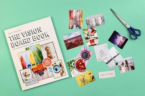 Free Period Press Vision Board Book, 700+ Words & Images in All Categories, for Visualizing Your Life Goals & Dreams, Playful, Stylish Pictures for Collage Making & Scrapbooking (Adult) (Pack of 2) - Image 5