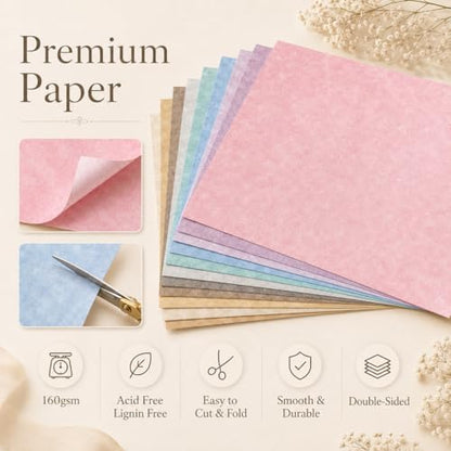 Pastel Scrapbook Paper Pad 6x6 Double Sided, Romantic Patterned Paper Pack - Decorative Craft Cardstock & Scrapbooking Supplies for Card Making, Junk Journal Ephemera, Mini Albums - Image 5