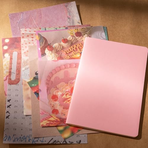 YagCu Scrapbook Kit for Beginners, Aesthetic Junk Journal Supplies, Scrapbooking and Journaling Materials, Bullet Journals Stationery, Planner DIY Arts Craft, Women Adults - Image 4