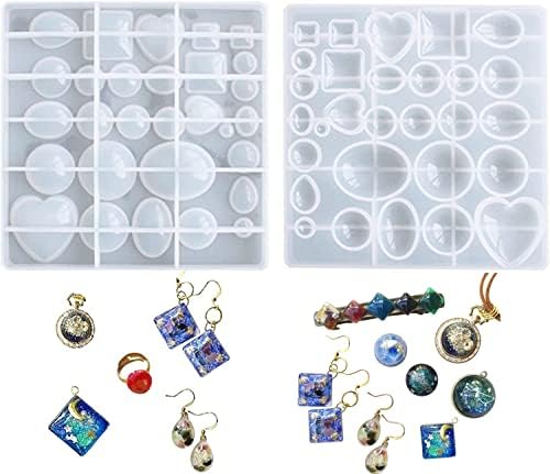 Cabochon Mold Resin Jewelry Molds Silicone Molds for Resin by DD-life