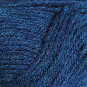 Knit Picks Wool of The Andes Yarn Pack - 10 Skeins of Blue 100% Wool Worsted Weight Yarn (Sapphire Heather)