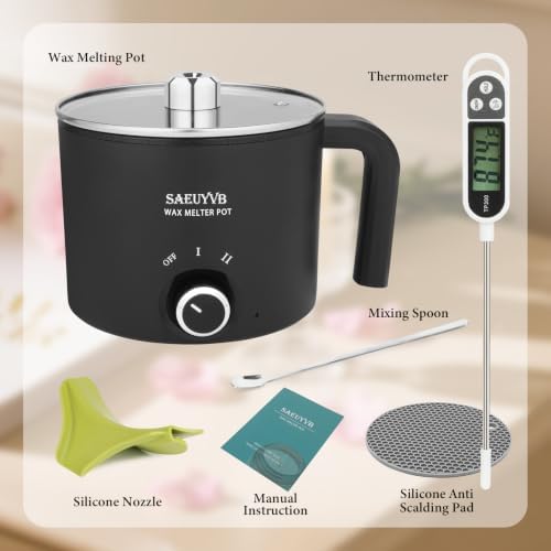 SAEUYVB Candle Making Kit with 1.8L Wax Melter Pot - Image 2