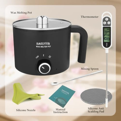 SAEUYVB Candle Making Kit with 1.8L Wax Melter Pot - Image 2