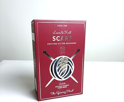 The Spinning Hand Knitting Kit for Beginners Adults – Educator-Designed, Self-Striping Wool Yarn, Bamboo Needles & Video Tutorials (Timber) - Image 5