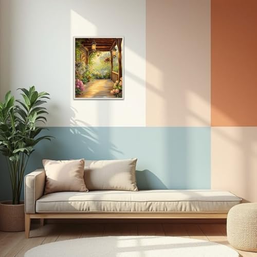 Banket Paint by Numbers Kit for Adults Beginner Landscape DIY Painting Kits for Adults Flowers Easy Adult Paint by Number Kits on Canvas Color by Numbers for Gifts Home Wall Decor 16x20 Inch - Image 5